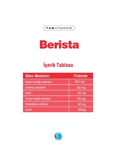 Tabvitamins Berista 30 Tablet