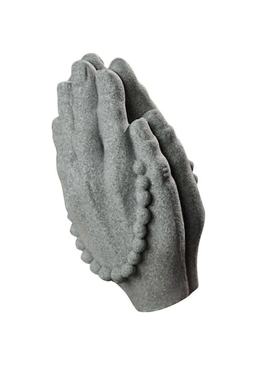 Süs Akvaryumu Dekoru Kumtaşı El Süsü Heykeli Uzay Dekorasyonu Gri