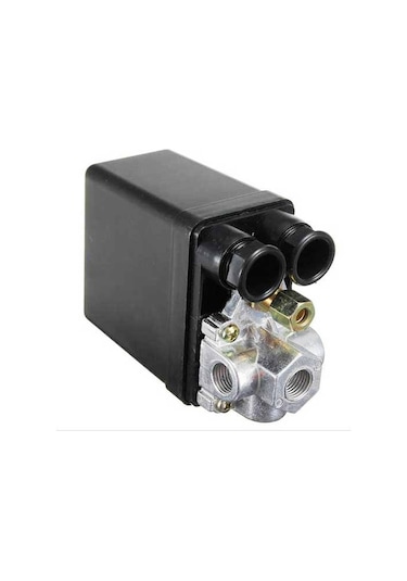 Kompresör Şalter Otomatigi 3 Yollu 220 V Ayarlı Basınç   Şalteri