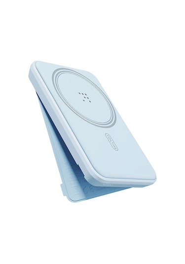 Voltme Magpak 5000mah Magsafe Kablosuz 22.5w Taşınabilir Şarj Cihazı Mavi Mavi