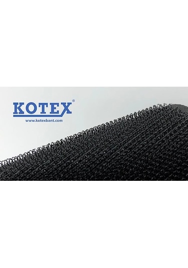 Kotex Cırt Bant 10 Cm Dikilebilir 1 Metre Siyah/Beyaz