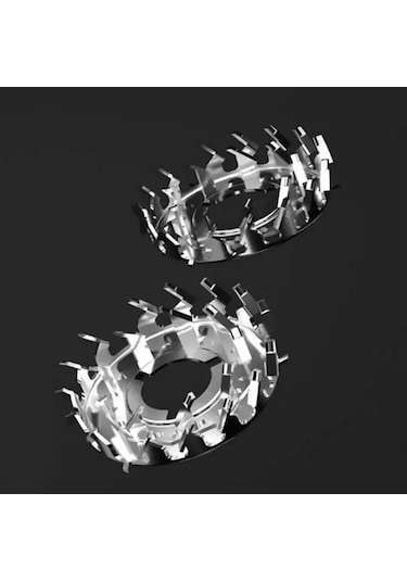 Geeksen Razor 3d Elektrikli Tıraş Başlığı Tıraş Makinesi Yedek Başlık Blokaj Korumalı Tıraş Makinesi Siyah