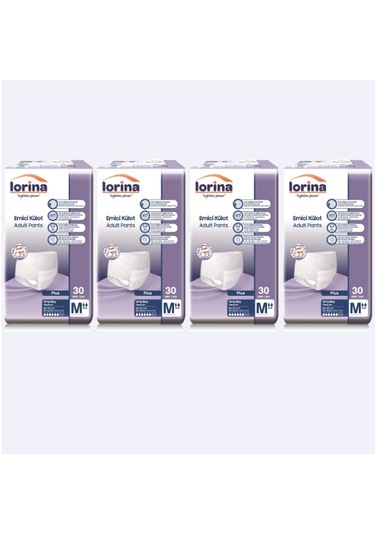 Lorina Emici Külot Hasta Bezi M 4 x 30'lu