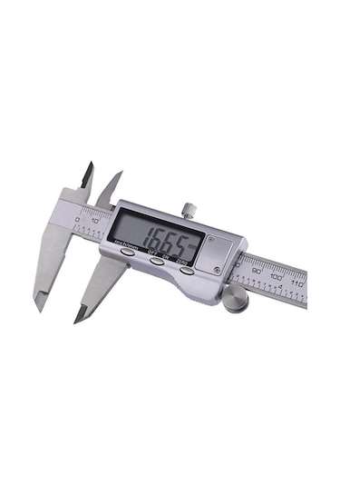 Reedark Endüstriyel 0-150mm Dijital Şerit Ölçer, 304 Çelik, Hassas Ölçü, Balıkçılık Kamışı Göz Ve Geri Çevirme Tamiri İçin Araç