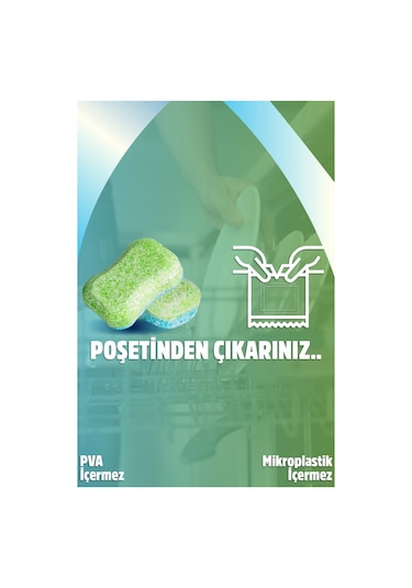 Turkishcare Ekonomik Bulaşık Deterjanı Tablet 40 Yıkama