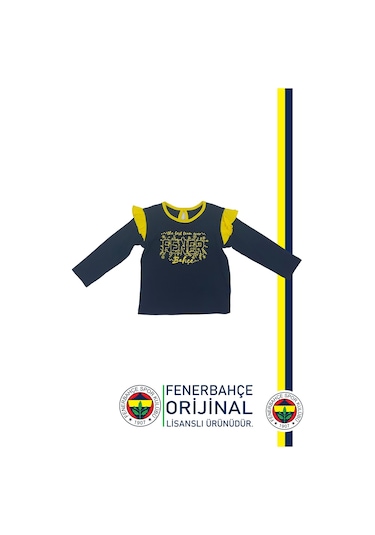 Fenerbahçe Lisanslı Uzun Kol Lacivert Bebek Sweat Lacivert