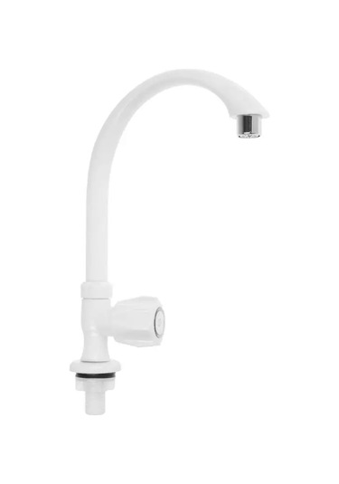 Zeın Yazlık İçin Plastik Musluk 152933112 Beyaz