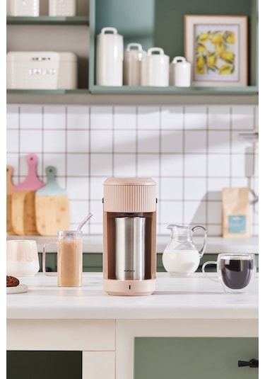 Karaca Mono Personal Filtre Kahve Makinesi + İnox Kişisel Termos