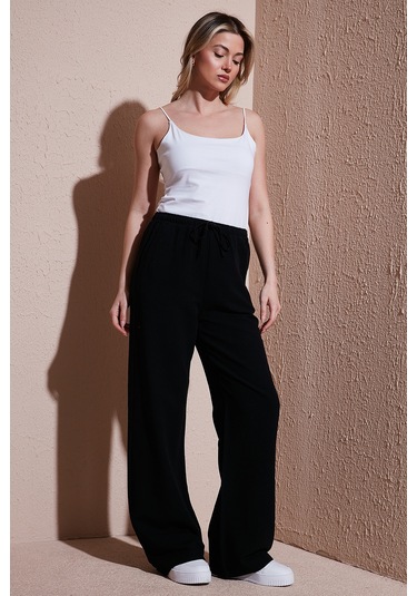 Fashion Friends Bayan Pantolon 25y0249k1 Siyah Siyah