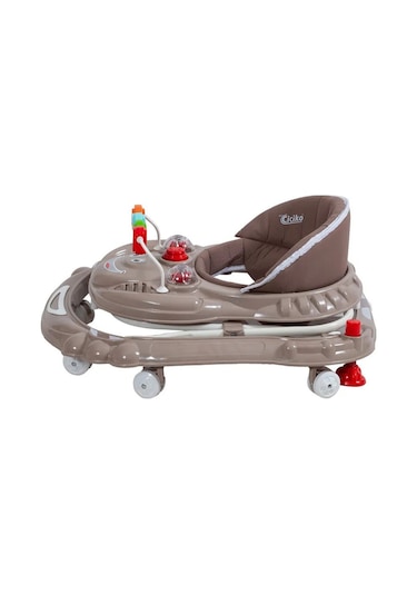 Ciciko Smile Yürüteç Öğretici Ve Stoplu Bej Yürüteç