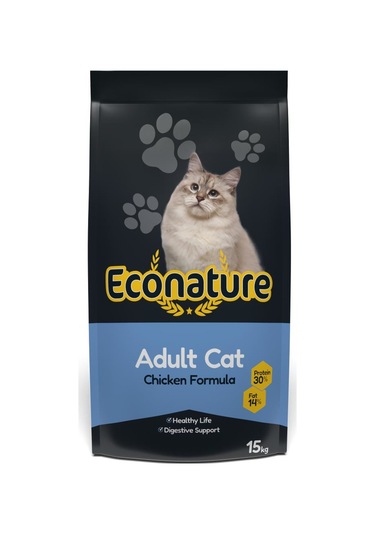 Econature Chicken Formula Tavuklu Yetişkin Kedi Maması 15 KG