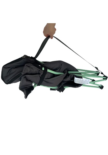 Platan Chair Ones-lp Hafif Katlanır Kamp Piknik Sandalyesi - Kolt Gri - Yeşil