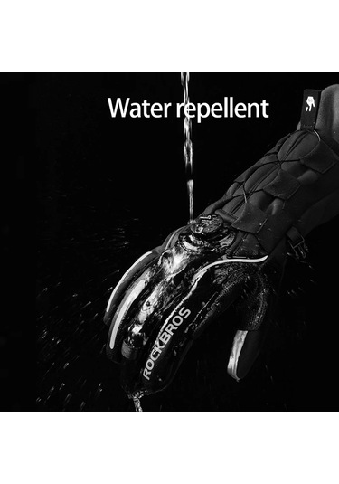 Rockbros S212bk Bir Çift Dokunmatik Ekran Yansıtıcı Bisiklet - Motosiklet Eldiveni