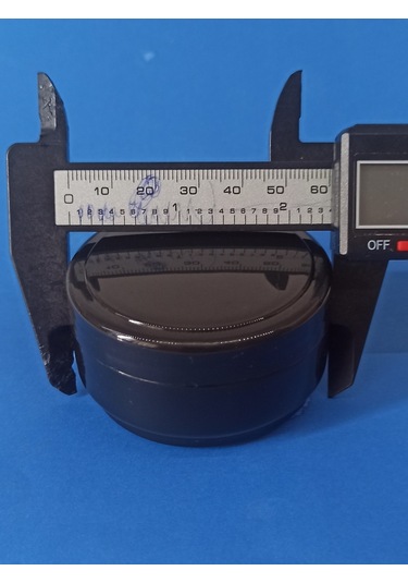 Boş Kozmetik Krem Pomat Kutusu Plastik Krem Kavanozu Plastik Contalı 30 ML Siyah