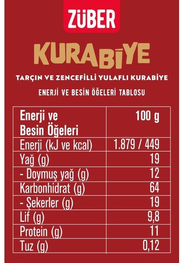 Tarçın Ve Zencefilli Yulaflı Kurabiye 80g X 3 Adet