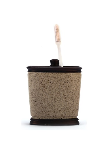 DİŞ FIRÇALIK BRONZ KUMLU POLİRESİN 10X12X5CM Diğer