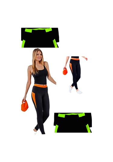 Besttrend Kadın Sporcu Tayt (359) Siyah