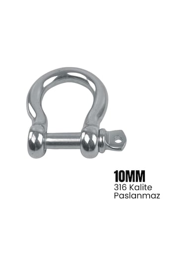 Shuıvan Zincir Kilidi 10mm Omega Tip - 316 Paslanmaz-1650