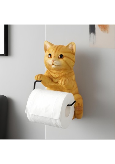 Suntek Tuvalet Kağıdı Rulosu Tutucu Komik Otel Tuvaleti Duvara Sarı