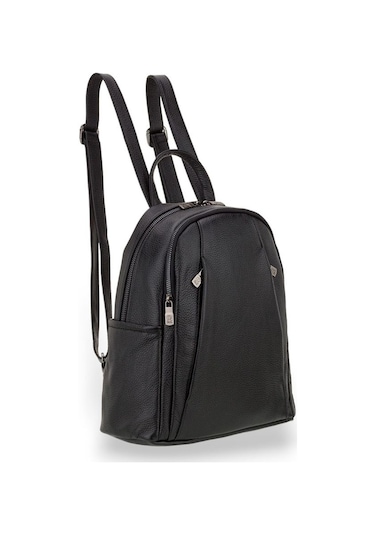 Bilik Deri Siyah Rölax Deri Kadın Sırt Çantası Blm01 9550 001