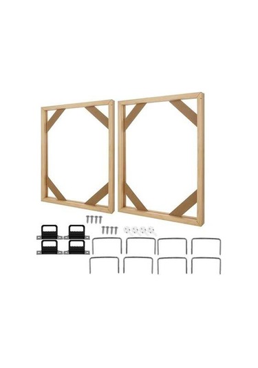 Ulzyvf Yap Yağlıboya Tuval Tablolar Seti, Set Masif Kendin İnç İçin Çerçeve Ahşap 2 16x20 Xw