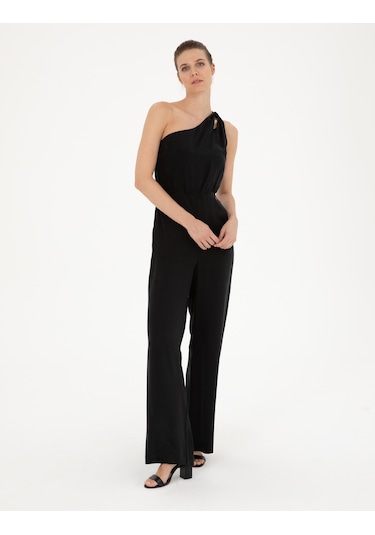 Pierre Cardin Kadın Siyah Tulum Dokuma 50285427-vr046 Siyah