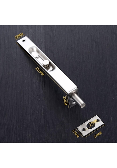 6 İnç Kapı Gömme Cıvatası Hırsızlığa Karşı Cıvata Mandalı Kapı Cıvatası