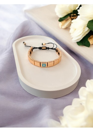 Jujuy Çelik Tasarım Model Bileklik Model 16 Bronz