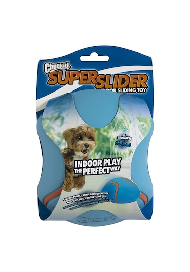 Chuckit Indoor Super Slider Eve Özel İnteraktif Oyuncak 18 x 15 x 6.5 CM