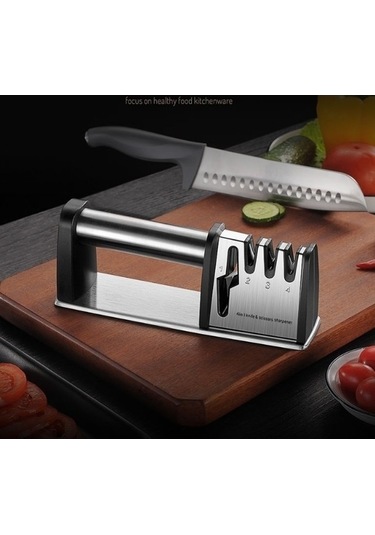 Wholesale00 Mutfak Çok Fonksiyonlu Bıçak Bileyici, Pratik Ve Etkili Bıçak Keskinleştirici, Mutfak Sosyetesi Bıçak Bileyici
