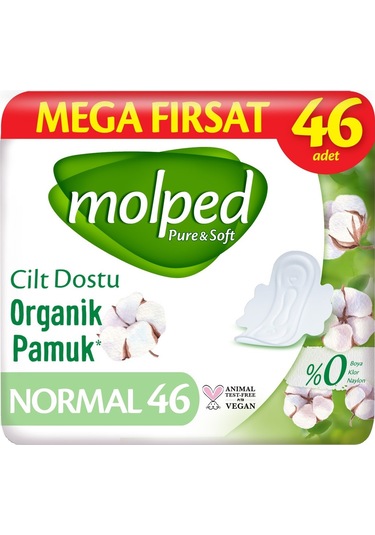 Molped Pure&soft Hijyenik Ped Normal 828 18pk 46 Adet Mega Pk