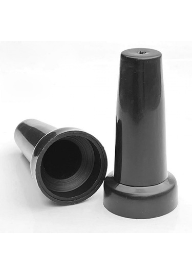 Dolıty Şemsiye Ucu Tampon Kapakları Kamp Dik Yollar 57x27mm Siyah