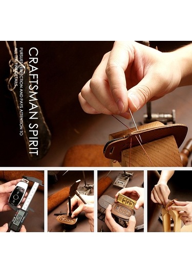 Tongxida Hallmo Jeep Compass Uyumlu 5 Düğmeli Koyu Deri Anahtarlık, Siyah