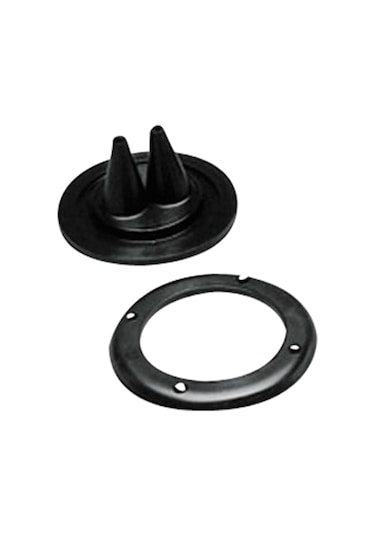 Cable Boot Splited W/Screwed Ring, Ø115Mm, Cut-Out Ø105Mm, Black Siyah