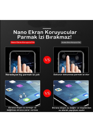 Apple Uyumlu   iPhone 6/6s Nano Cam Ekran Koruyucu