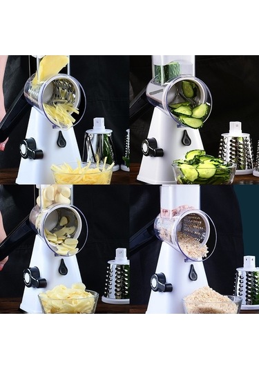 Pazly Mutfakçok Fonsevonlu Tel Dilimli Silgi Beyaz, Pratik Mutfak Aleti Beyaz