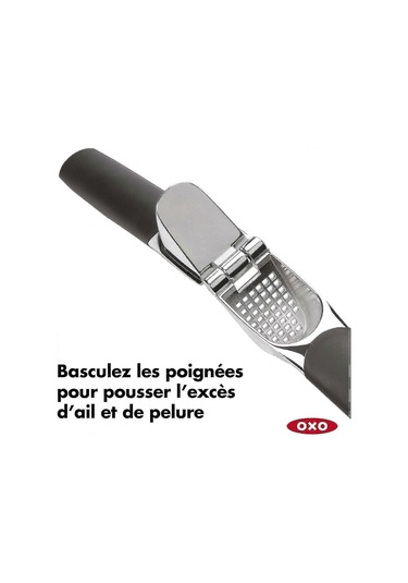 Good Grips - Sarımsak Presi - Manuel Sarımsak Presi - Paslanmaz Çelik - Kırmızı Ve Siyah Siyah