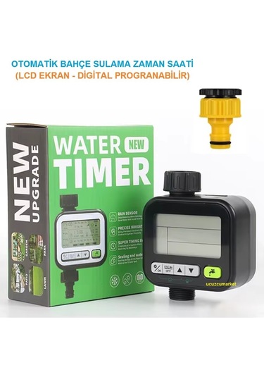 Otomatik Bahçe Sulama Zaman Saati Lcd Ekran-digital Progranabilir