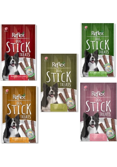 Reflex Stick Karışık Köpek Ödül Çubuğu 3 x 11 G 5'li