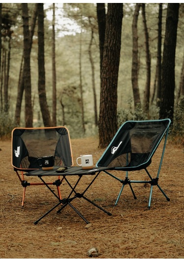 Urban Badger Turkuaz Loki Çantalı Katlanabilir Sandalye Mavi - Siyah