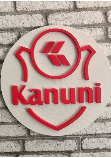 Kanuni Logo 50x50 Kanuni Motor Logosu 3d Kanuni Logo Strafor Logo 50 x 50