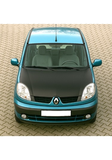 Renault Kangoo 2003 2007 Tam Kaput Koruyucu Suni Deri Maske Siyah 1 Adet