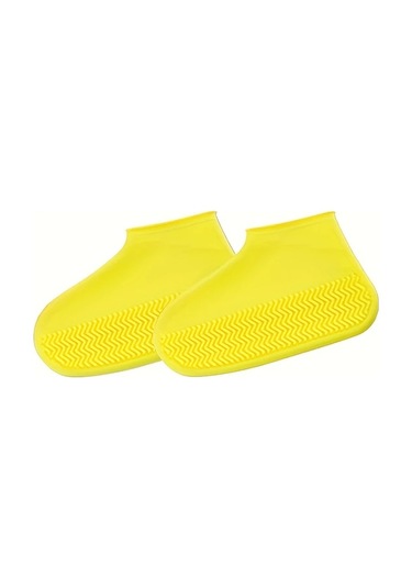 Willowhaven Yellow 3pcs Su Geçirmez Outdoor Bot Koruyucu - 34-45 Tek Beden Dayanıklı Kaydırmaz Altın