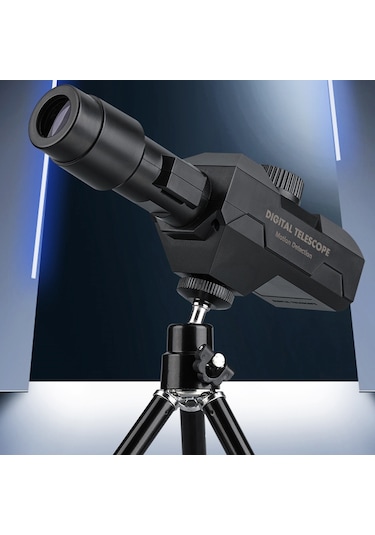 Milyon Piksel Teleskop 70x Elektronik Teleskop Geniş Diyafram Objektif Lens Teleskop