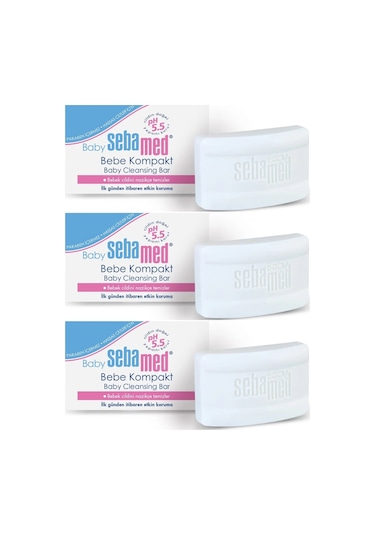 Sebamed Bebek Sabunu 100 Gr Kompakt 3'lü Set
