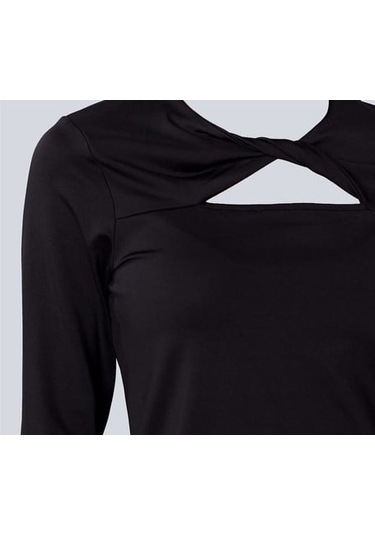 Zarif Dekolteli Bluz 001