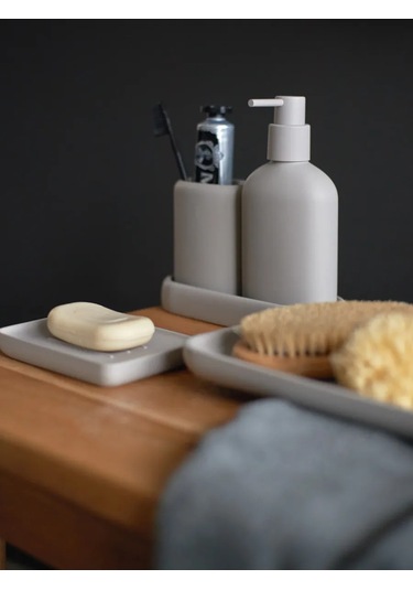 Bergenson Bjorn Bath Slim Diş Fırçası Ve Macunu Kabı 435270907 Açık Gri