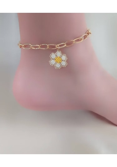 Harmeljewelry Çiçek Halhal Çok Renkli