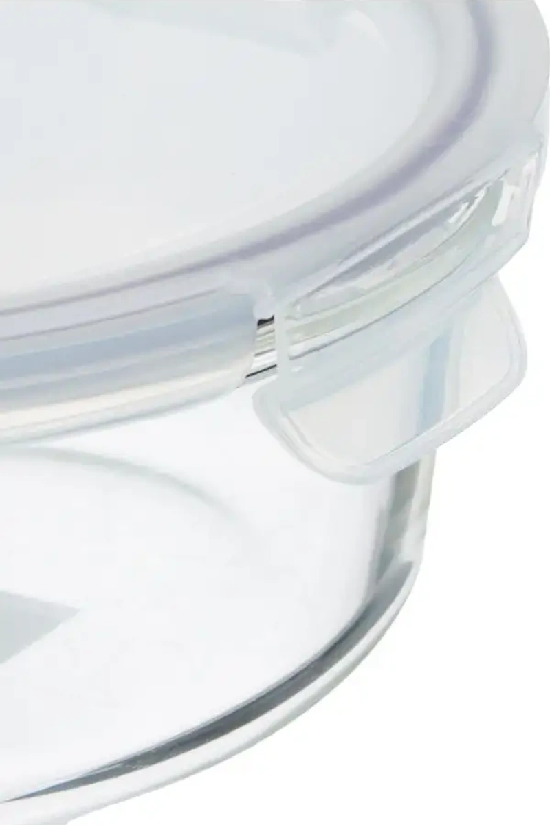 Vetta Kapaklı Cam Kap, Yemek İçin, Hava Geçirmez, 950 Ml 77473175 Beyaz