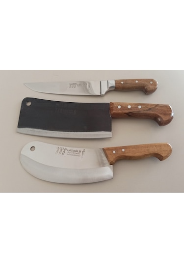Lazoğlu Sürmene 4 Parça Kasap-Mutfak-Kurban Seti El Yapımı